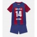 Billige Barcelona Joao Felix #14 Børnetøj Hjemmebanetrøje til baby 2023-24 Kortærmet (+ korte bukser)